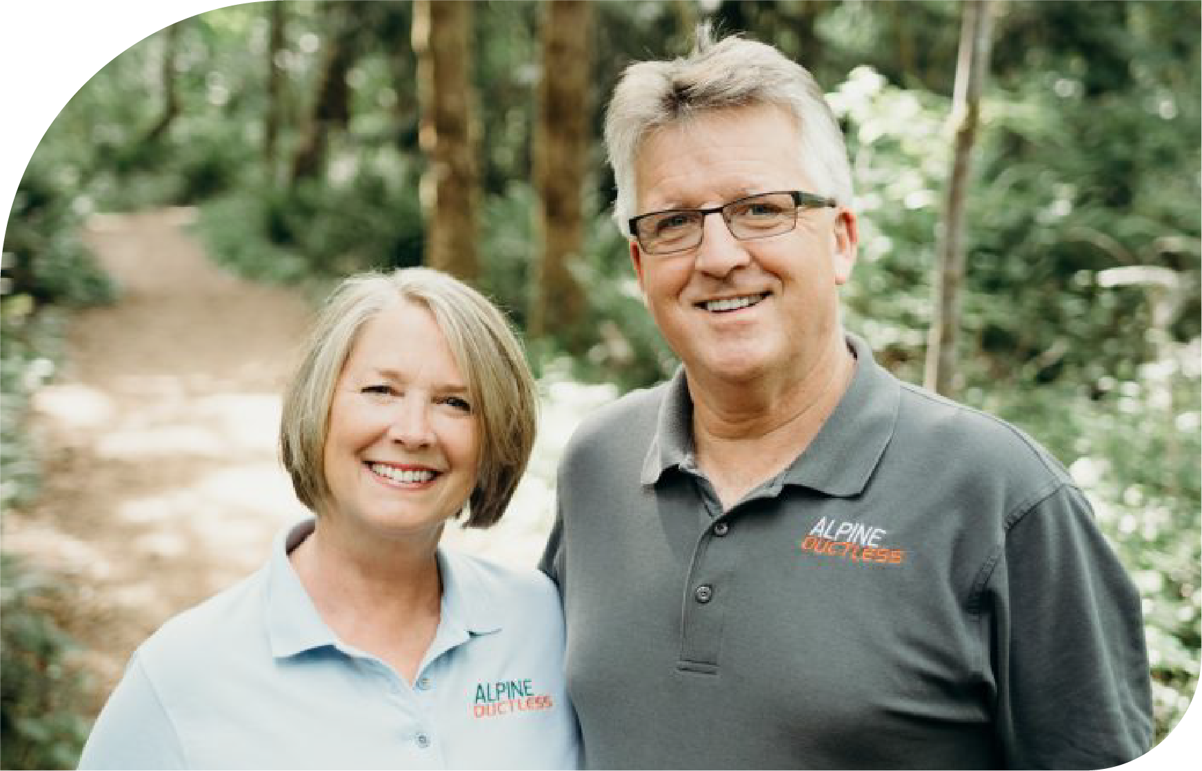 Alpine Ductless founders together DTM clients