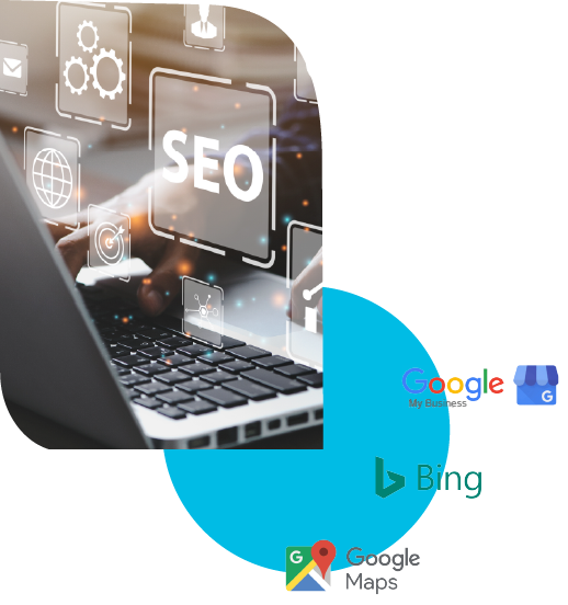 SEO-hologram hologram showing where businesses can do seo