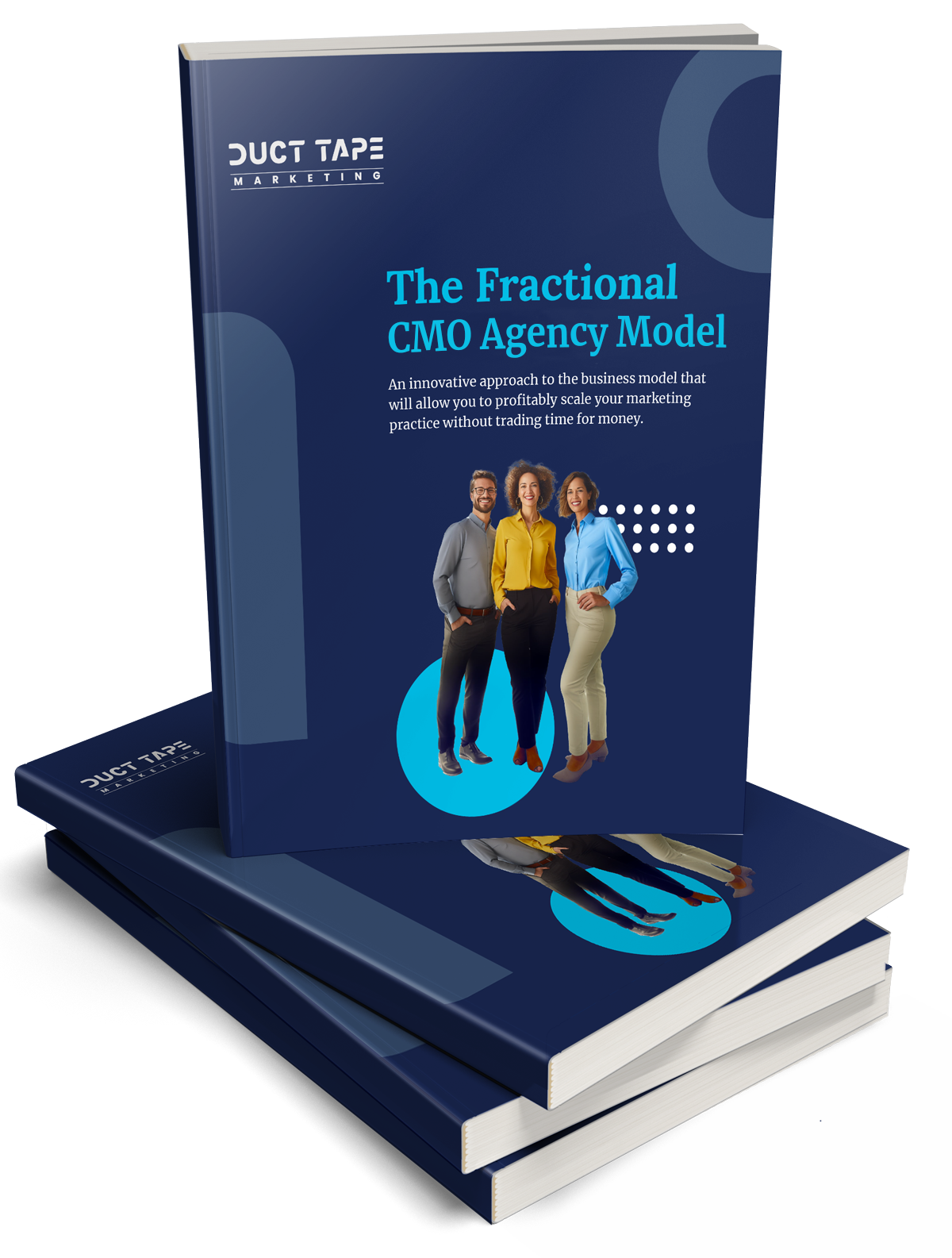 Fractional CMO ebook stack graphic